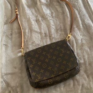 AUTHENTIC Louis Vuitton across Body Bag . Used